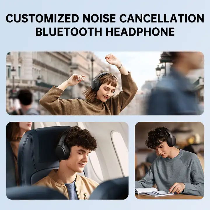 Wireless Headphones Noise Cancelling Headset ANC Earphone Headphone 5