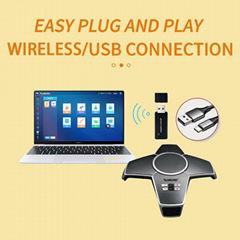 WIFI Speakerphone with 4 Mics Conference Speaker