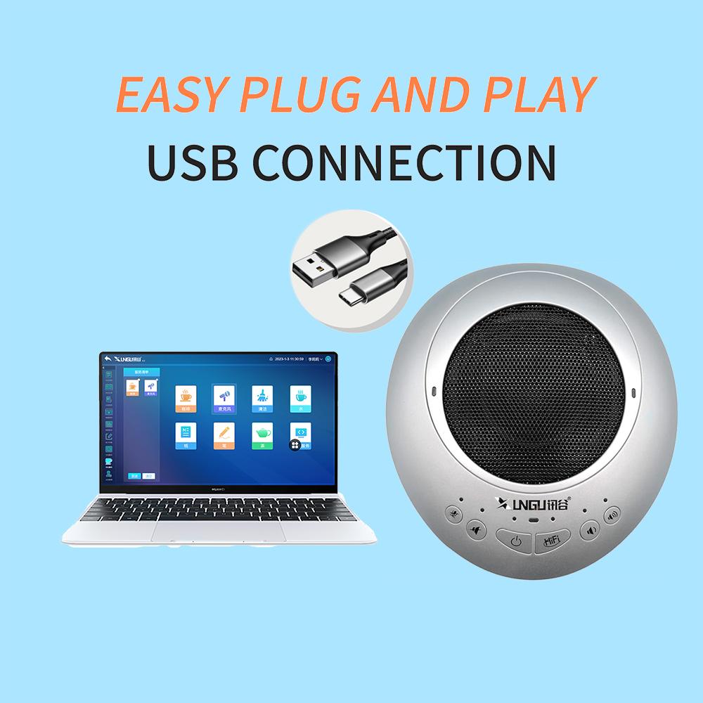 360°Omnidirectional Conference Microphone, Speakerphone Microphone 2