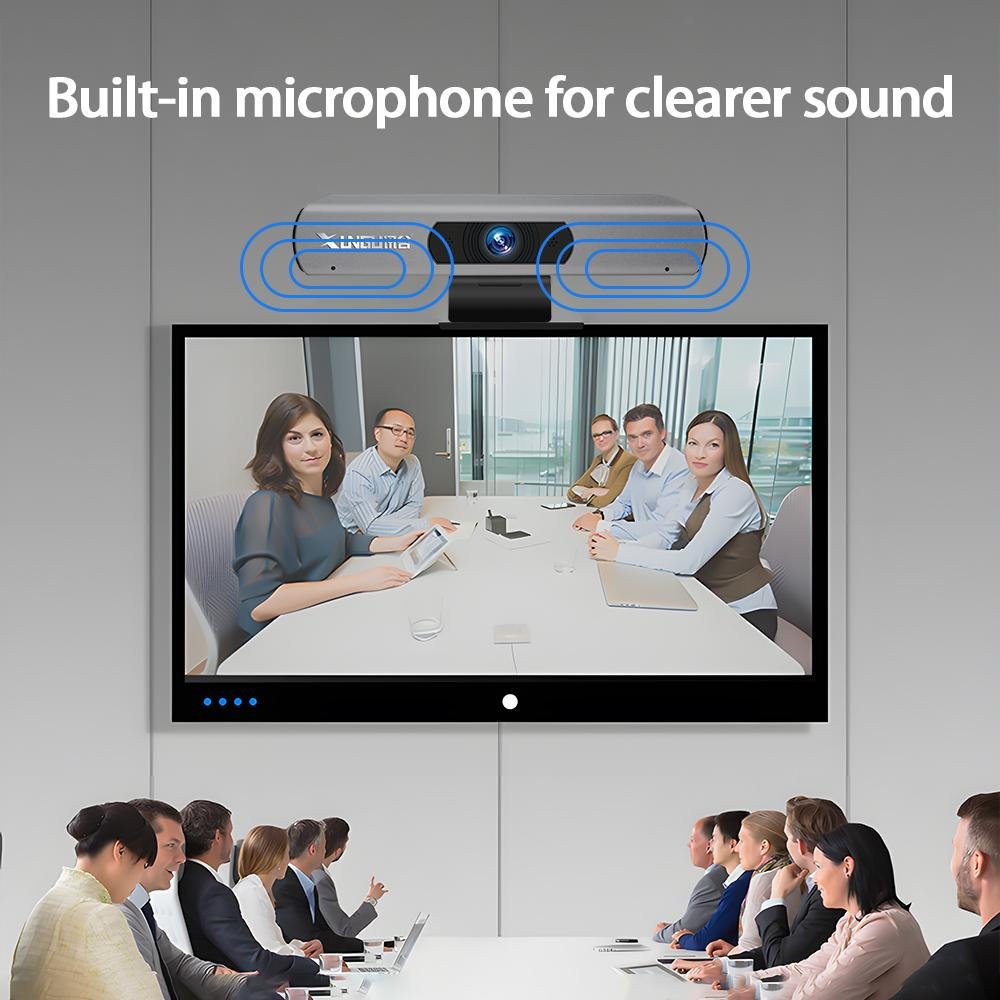 Webcam, Full HD 1080p Video Calling, USB  4
