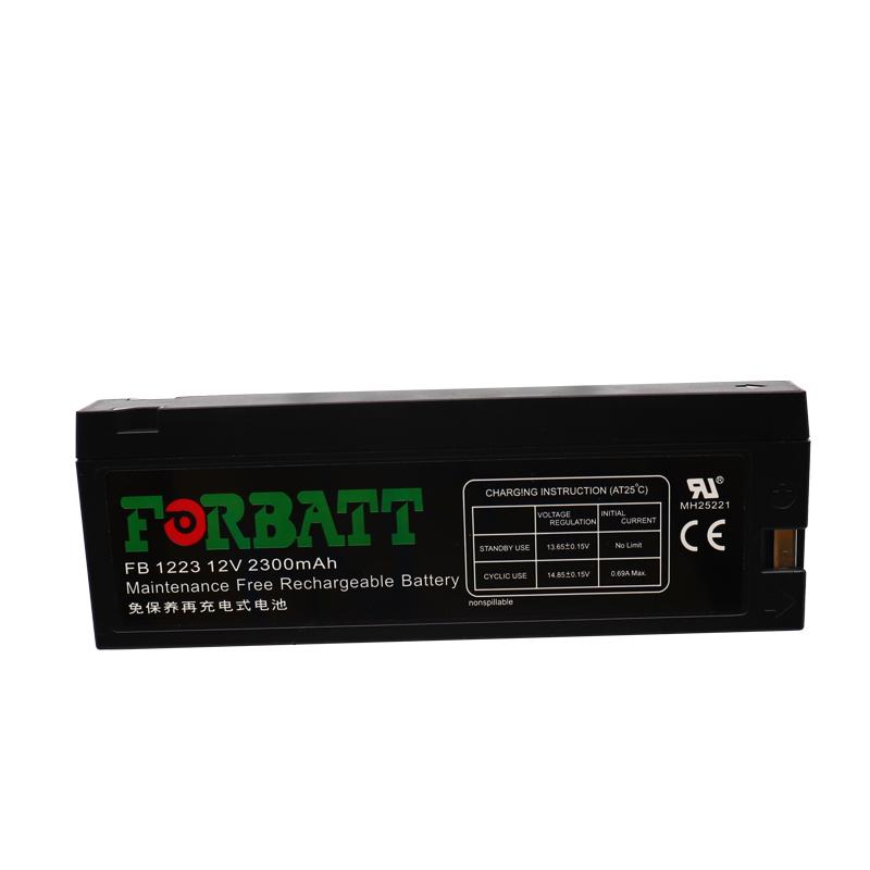 12V 2300mAh Original Mindray Medical Replacement FB1223 FM compatible battery 