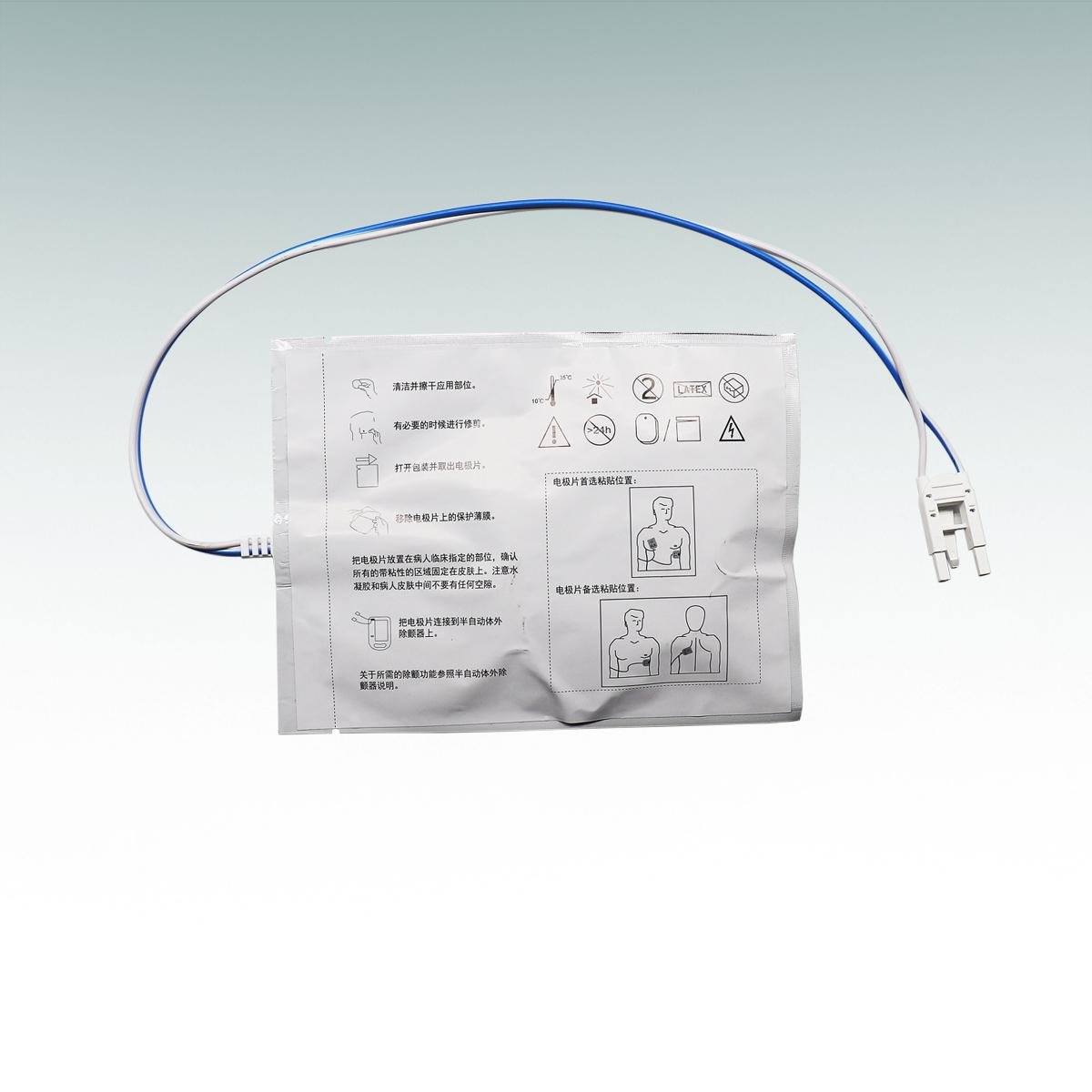 Original M&B defibrillator manual pads adult electrode pad EDC-1035 2