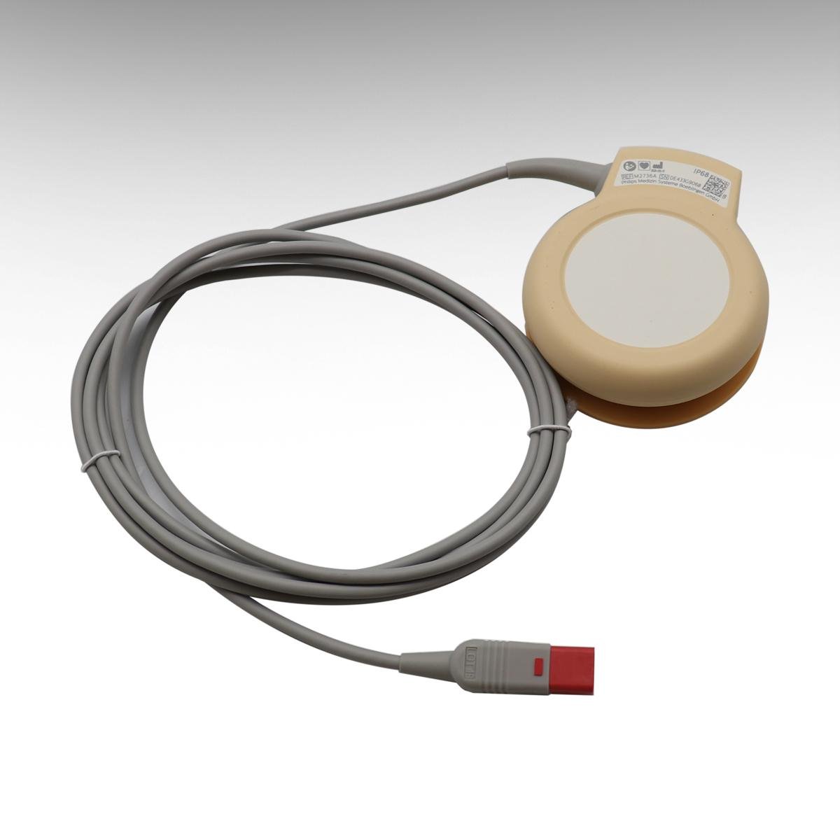 原裝飛利浦母嬰孕婦胎儿心率監護儀配件8針防水US探頭M2736A 3