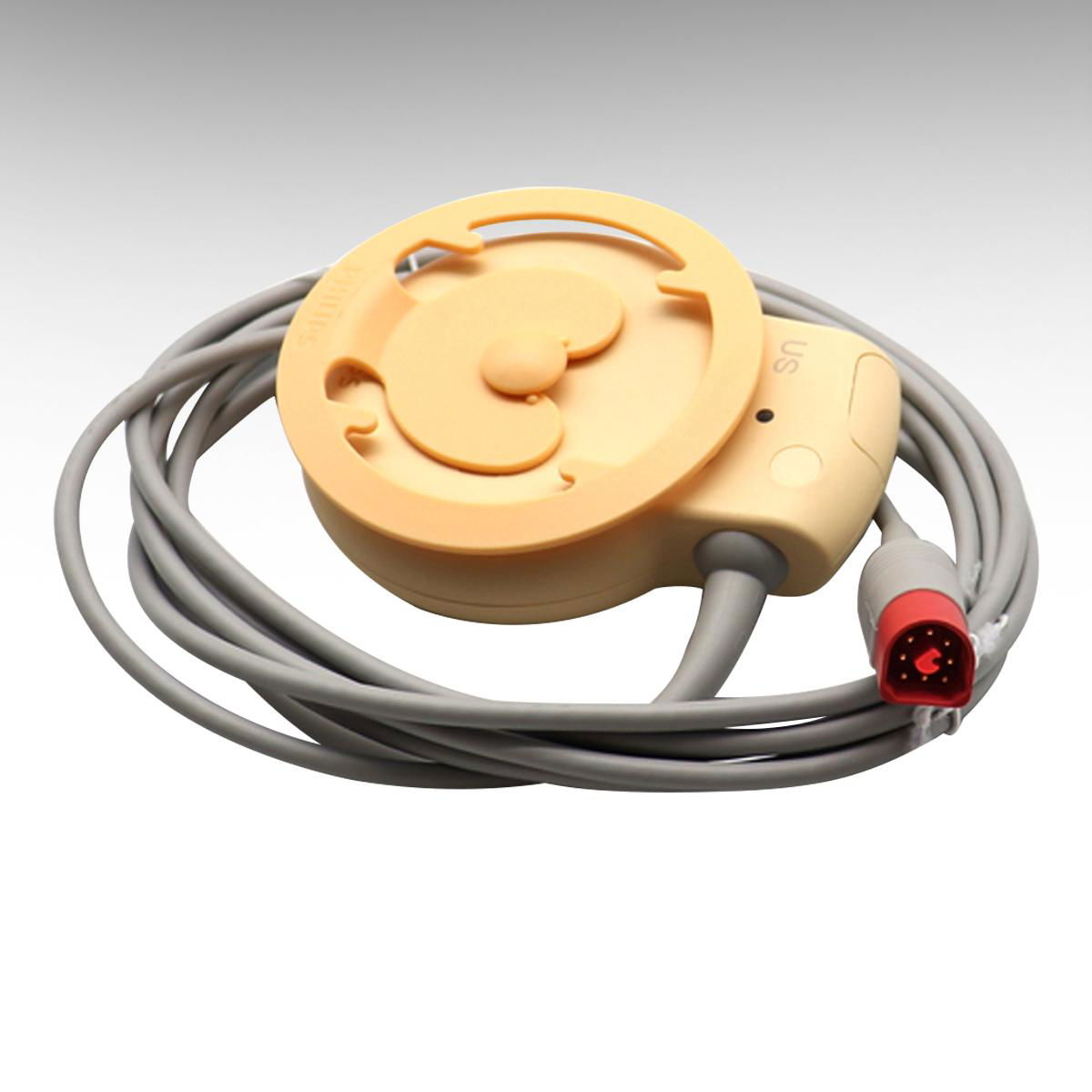 原裝飛利浦母嬰孕婦胎儿心率監護儀配件8針防水US探頭M2736A 4