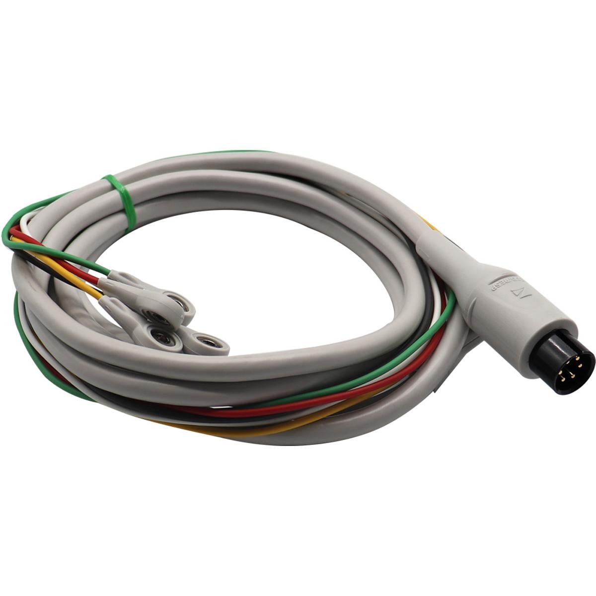 NIHON KOHDEN original 6 pins 5 cable ECG EKG cable ecg open cable BJ-755P 2