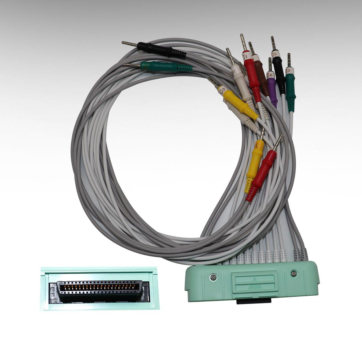 NIHOH KOHDEN ECG-1550P BR-921D K093L 10 leads ecg cable ecg cable 7 bin 2