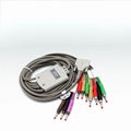 Adan ECG cables leadwire 01.57.471876 for medical ecg monitor ecg cable 1