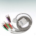 Adan ECG cables leadwire 01.57.471876 for medical ecg monitor ecg cable 2