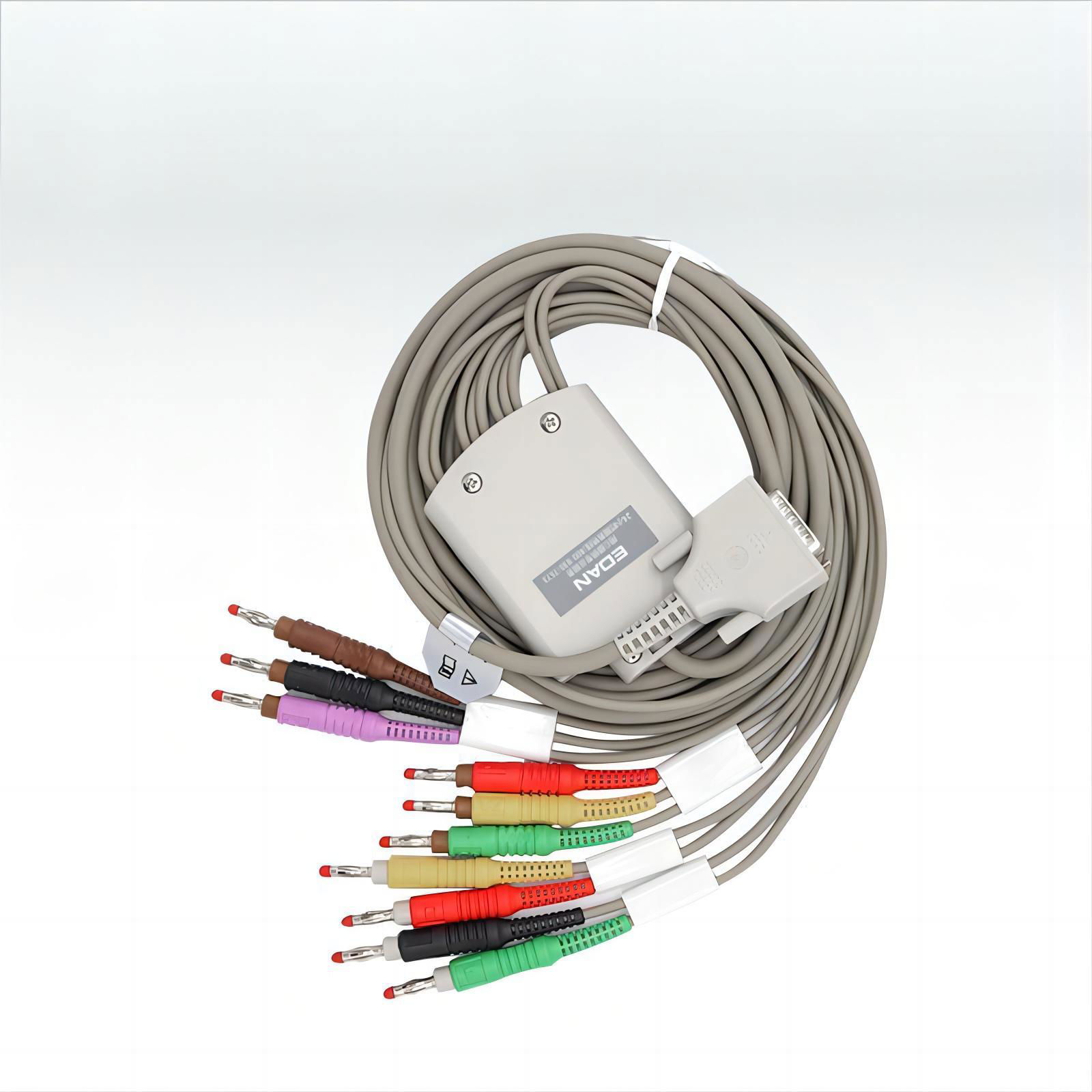 Adan ECG cables leadwire SE-1200 SE-1201 SE-300 SE-601 for medical ecg cable 4