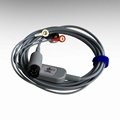 理邦原裝6針3導扣式心電監護儀導聯線ECG電纜直頭EC03DAS061 2