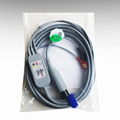 理邦原装6针3导扣式心电监护仪导联线ECG电缆直头EC03DAS061 3