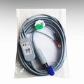理邦原裝6針3導扣式心電監護儀導聯線ECG電纜直頭EC03DAS061 3