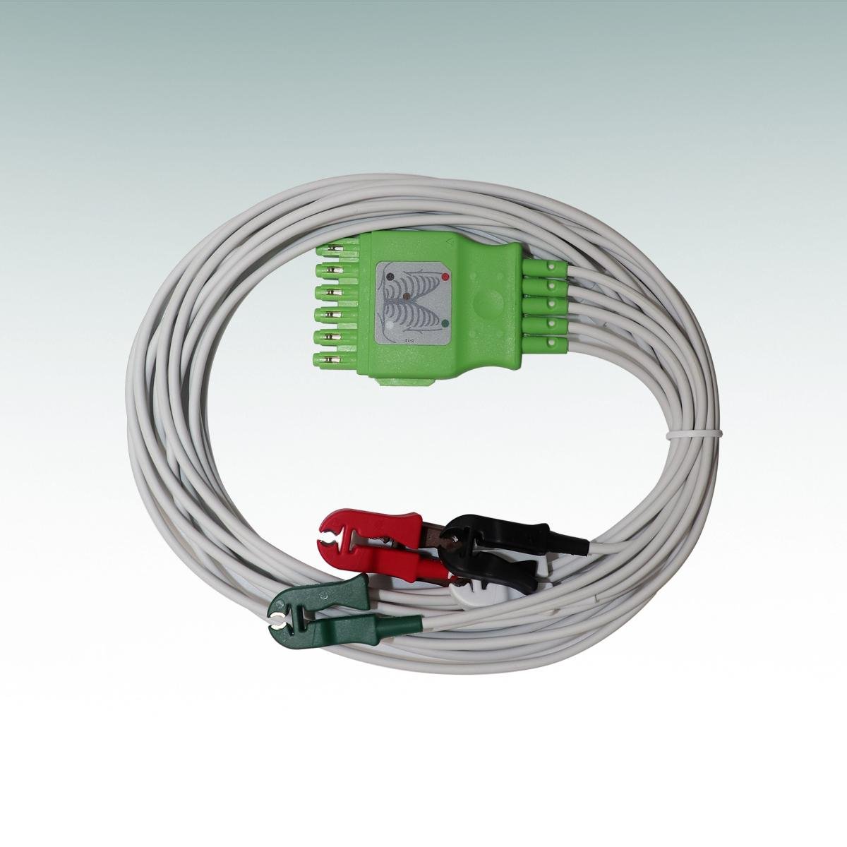 Original Drager Perseus A500 MP03404 ECG cables leadwires 6 holes ecg cable 2
