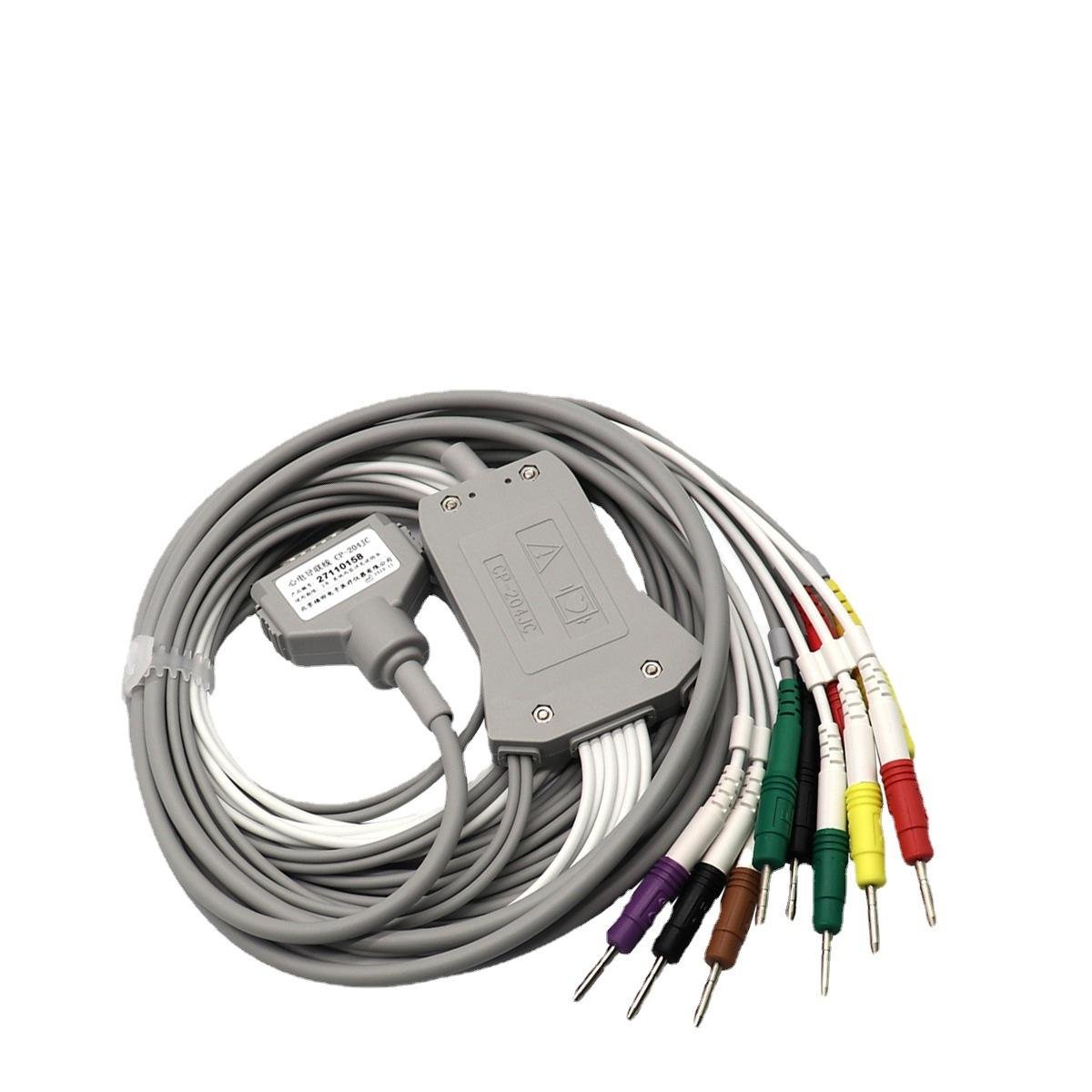 Fukuda cable leadwires for ECG machine 27110158 CP-204JC 15 pin ecg leadwire 4