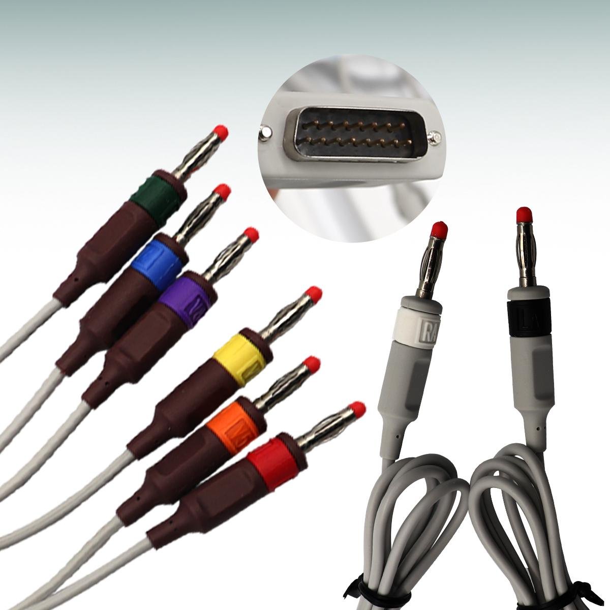 MINDRAY R3/R12 12 cables integrated ECG cable ecg leadwire EC6408 EC6410 4