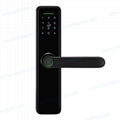 Face Identify Fingerprint Bluetooth Password Electronic intelligent Lock 1