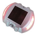 Durable Aluminium Road Stud High Brightness Solar Cat Eye 6LED Lights 1