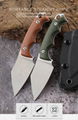 Popular Mitaka handle D2 blade small straight knife outdoor pocket knife