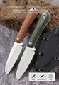 Popular Mitaka handle D2 blade Straight knife Outdoor pocket knife with K sheath 1