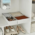 Foldable 2 Compartment Closet Organiser, Various Sizes 1