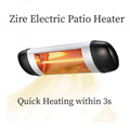 2500W Electric Heater Wall-mount /