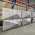 Aluminum facade panels for building