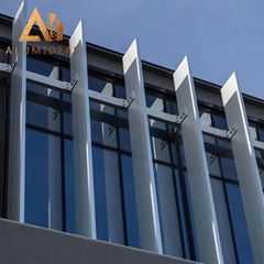 aluminum louver wall exterior cladding