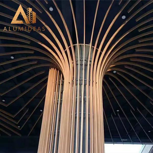 aluminum strip ceiling design interior 3