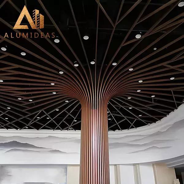 aluminum strip ceiling design interior 5