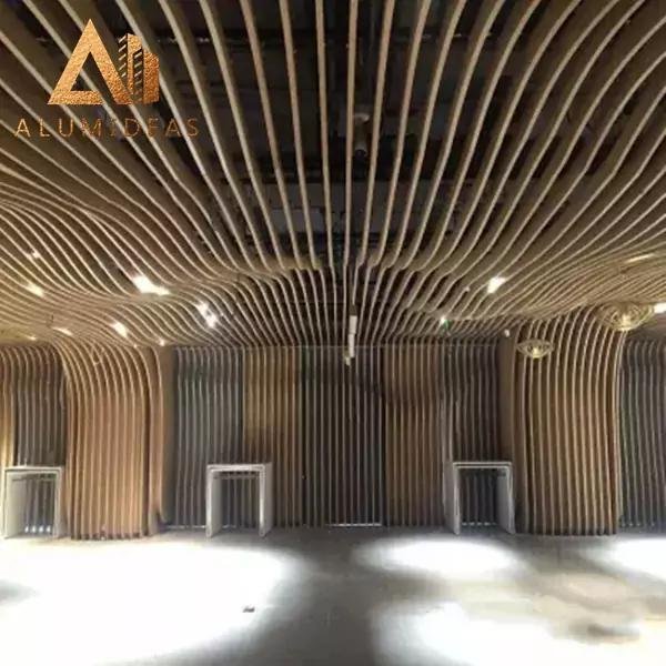 linear metal ceiling system design