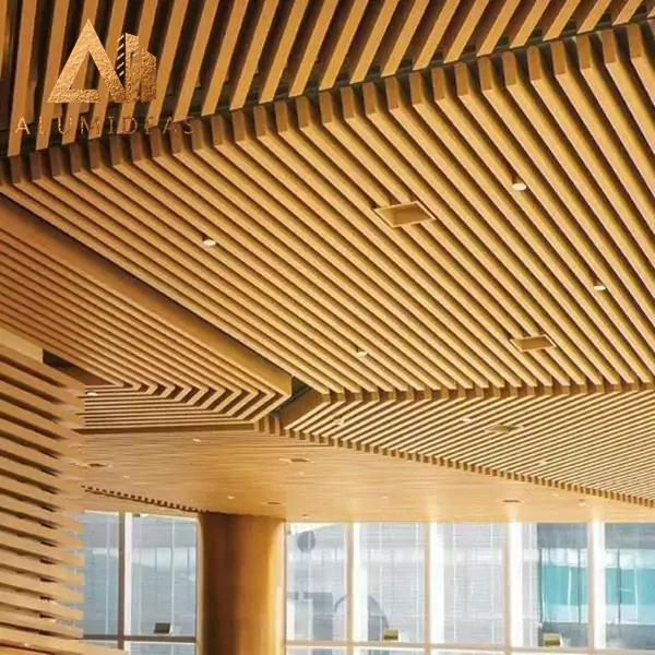 linear metal ceiling system design 5