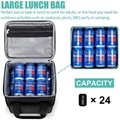Custom Printed Portable Large Insulated Tote Bag Thermal Lunch Cooler Bag 3