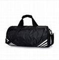 Custom Heavy Duty Large Fitness Travel Duffle Bag Waterproof Black Nylon Mens Sp 1