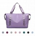 Fashion waterproof dry sport travel bag clear foldable large capacity women gym 
