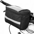 Bike Baskets Bag with Reflective Stripe Bicycle Handlebar Bag Bike Frame Bag Bic 1