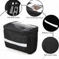 Bike Baskets Bag with Reflective Stripe Bicycle Handlebar Bag Bike Frame Bag Bic 4