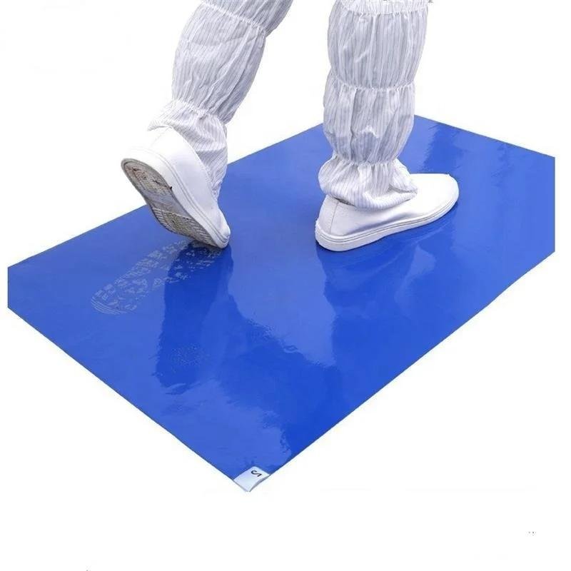 Customized Thickness Blue Tacky Mat esd Sticky Mat Cleanroom Popular esd product 3