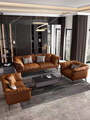 德国Domicil经典沙发简约风意式极简风小户型改造公寓设计