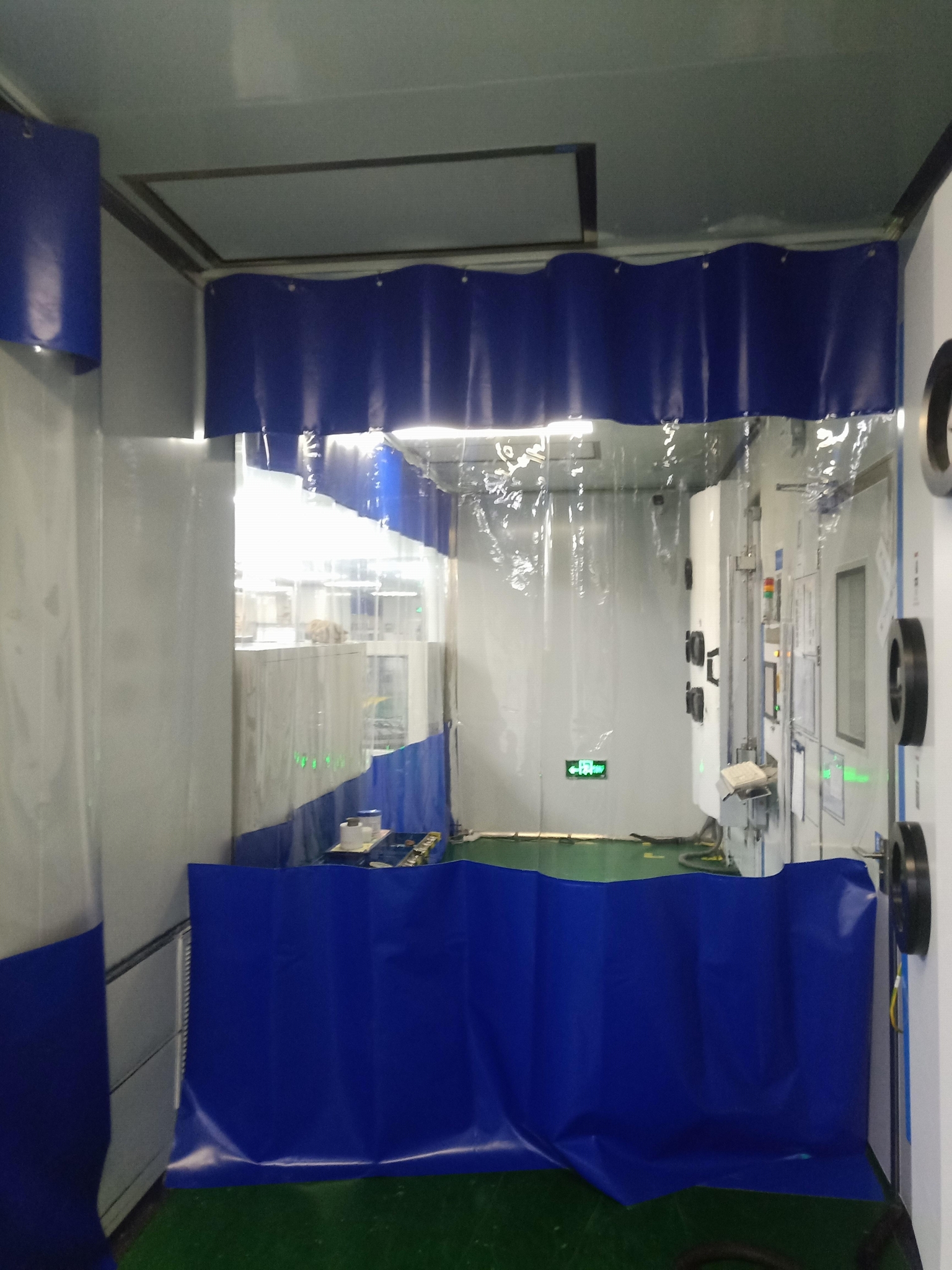长沙PVC折叠软门帘推拉门帘空调滑动挡风伸缩软门帘 4