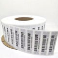 Passive Rain Smart Sticker Label RFID Apparel Tags for Retail Management