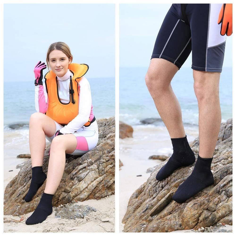 3mm Collapsible Durable Aqua Diving Swimming Surfing Beach Neoprene Sock Shoes 5