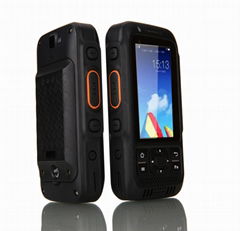 R   ed Ptt Radio Phone Android Walkie Talkie Waterproof Smart 2 Way Radio 