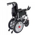 aluminum alloy lightweight folding power wheelchair ET300  4