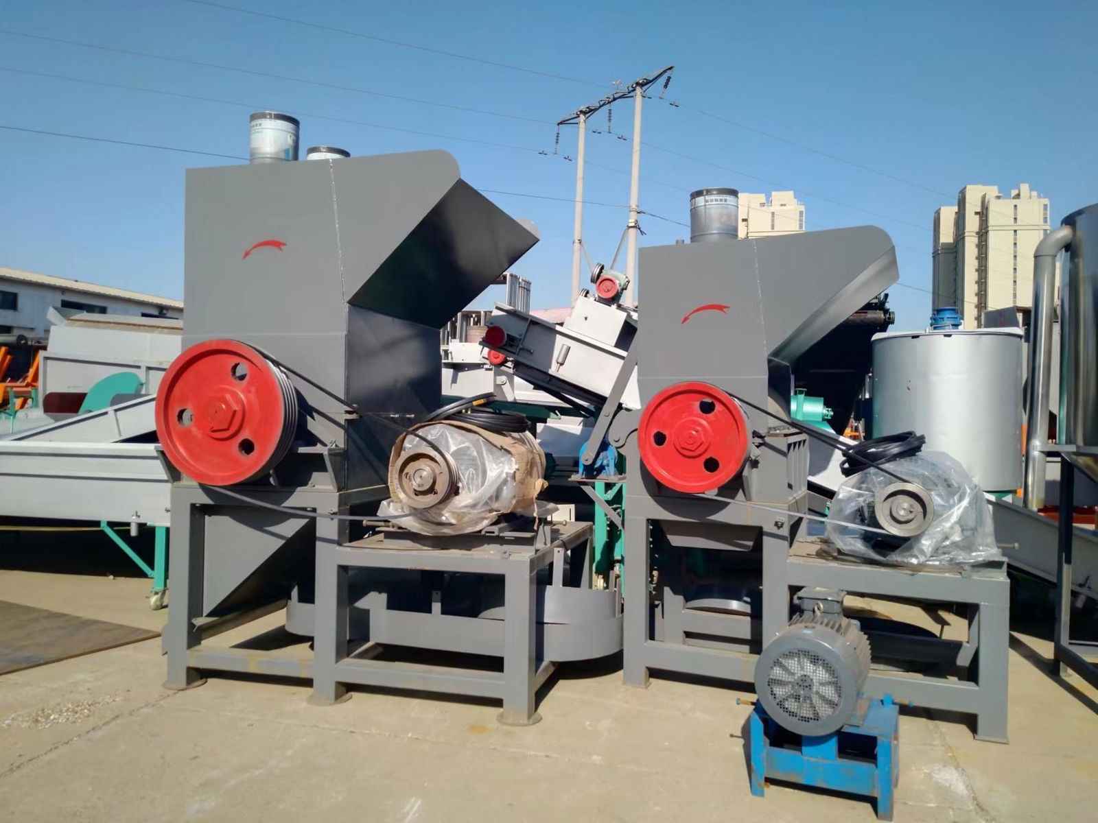 Plastic PP PE PET HDPE LDPE crusher/ crushing machine/grinder 4