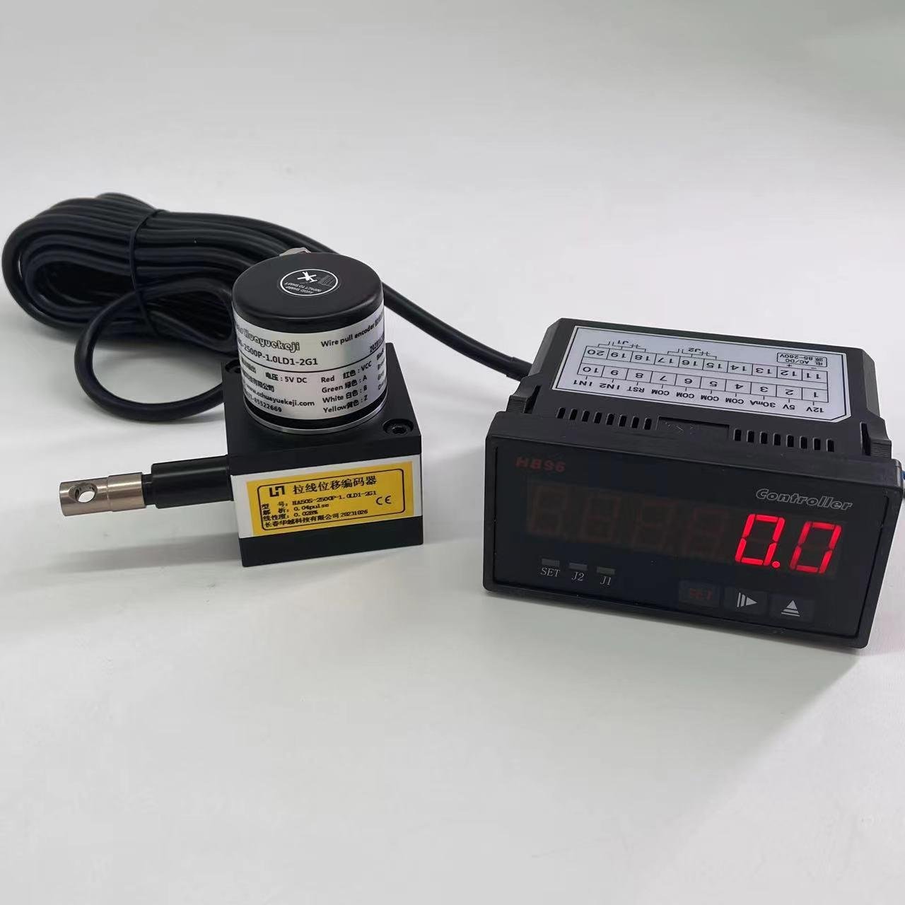 雙6位LED顯示屏485/4-20mA接口連接傳感器顯示距離、速度編碼器數顯表 5