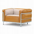 Corbusier Grand Modele Lounge Chair LC3 Sofa Replica 1