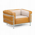 Corbusier Grand Modele Lounge Chair LC3 Sofa Replica 2