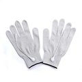 High Quality Grey Silver Tens Conductive Gloves for use with Tens Unit Device  