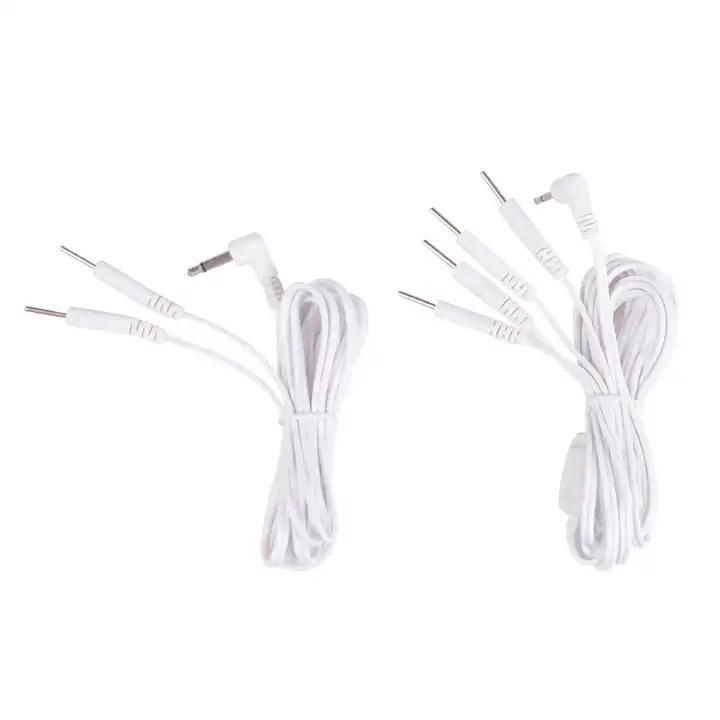  4 Pins Tens Electrode Lead Wire DC 2.0mm Pin Medical Cable for Tens Electrodes  3