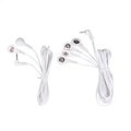  Replacement Tens Electrode Wires Cables Quality Copper for TENS EMS Digital The 2